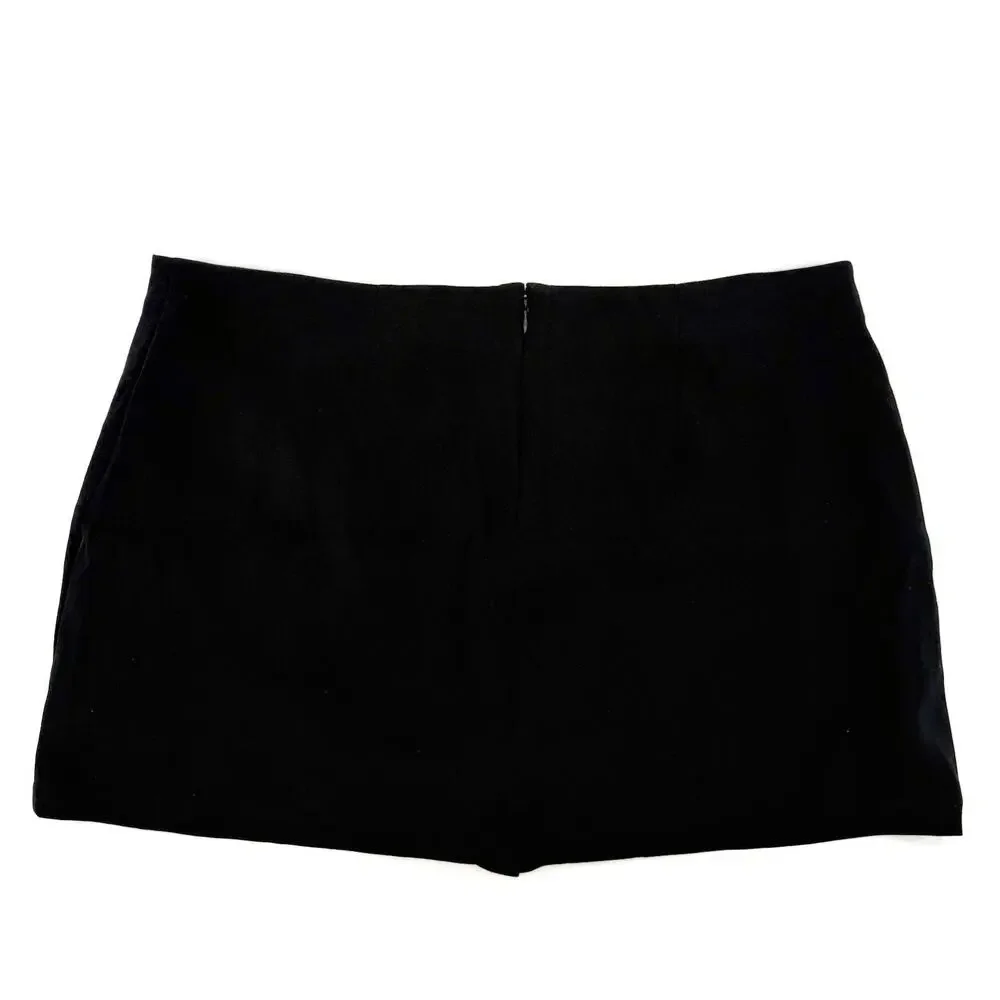 Aeropostale Women’s Size XXL Black Tennis Style Mini Skort Career Skirt NWT